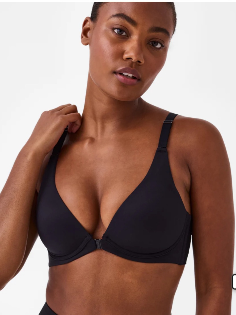 SPANX Bra-llelujah! Wireless bra size 36C in Black NEW!! Ret $68